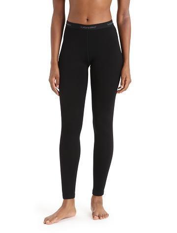 Icebreaker Merino 260 Tech Thermal Női Leggings Fekete | HU 1553VRWD